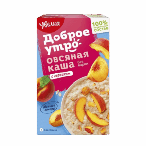 PORRIDGE ISTANTANEO DI FIOCCHI D'AVENA CON PESCHE